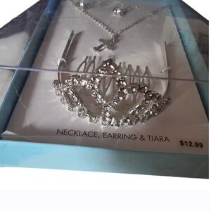Tiara, Necklace, and Earring Set for Kids NEW